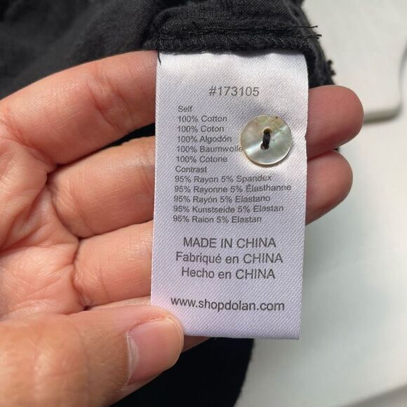 Anthropologie Dolan Black Popover Peasant Blouse size XS‎ - Picture 7 of 9